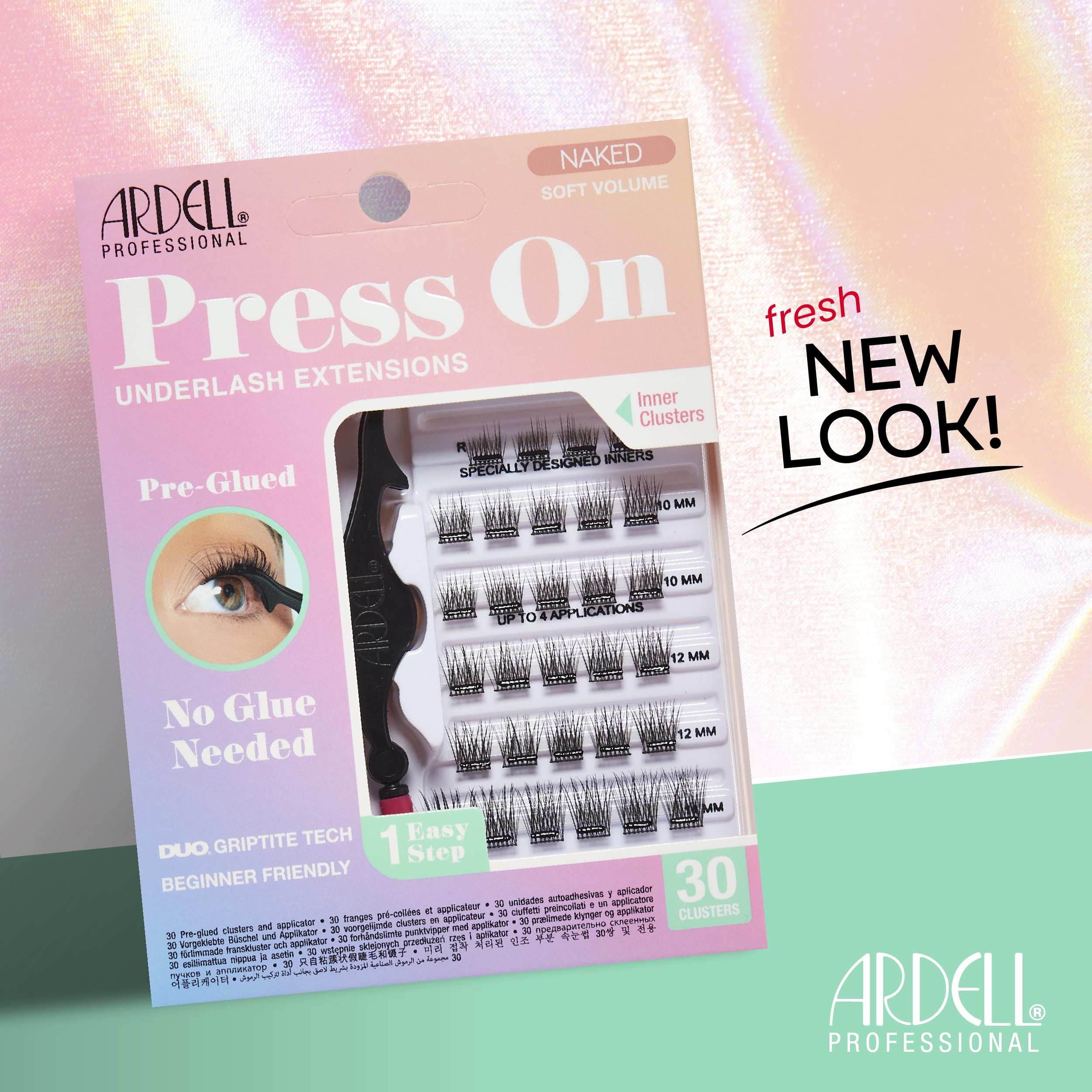 Ardell Naked Press On Lashes, volumen suave para acabado delicado.