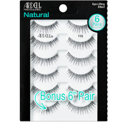 Ardell Natural 110 Black, fibras suaves para un aspecto natural diario.