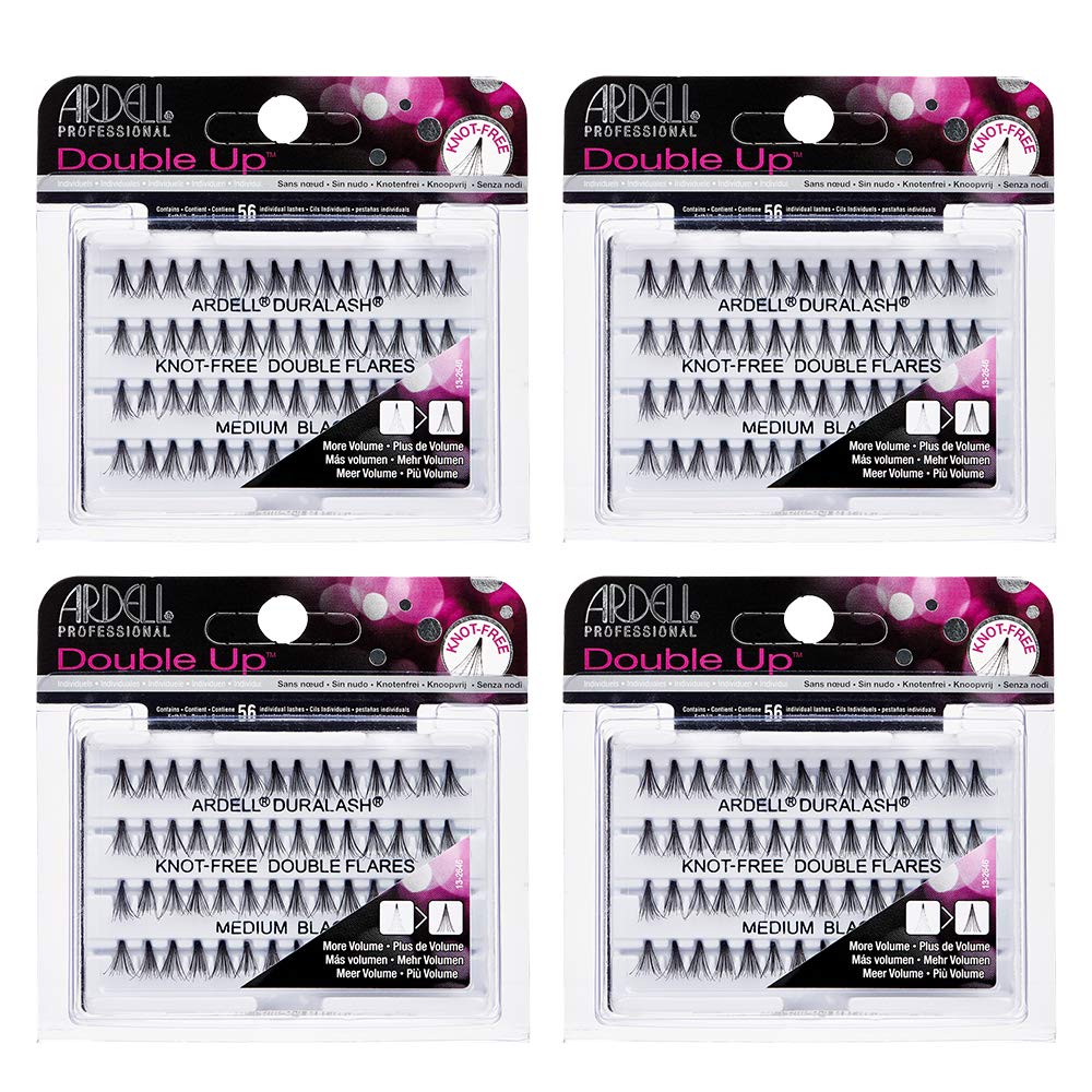 Ardell Double Up, pestañas individuales para aplicación suave y look personalizado.