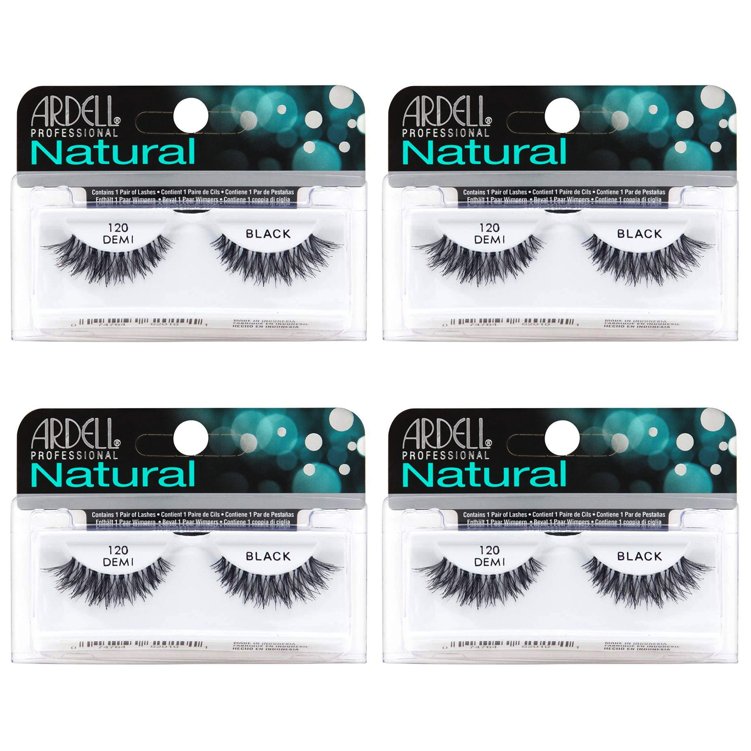 Ardell Natural Lashes 120 Black empaque visible para compra fiable.