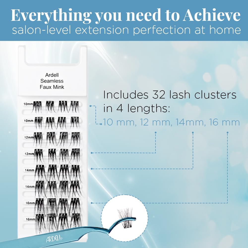 Ardell Seamless: longitudes 10–16 mm para apariencia personalizada