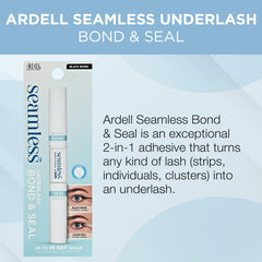 Ardell Seamless Underlash Bond & Seal: aplicación rápida sin goteos para precisión.