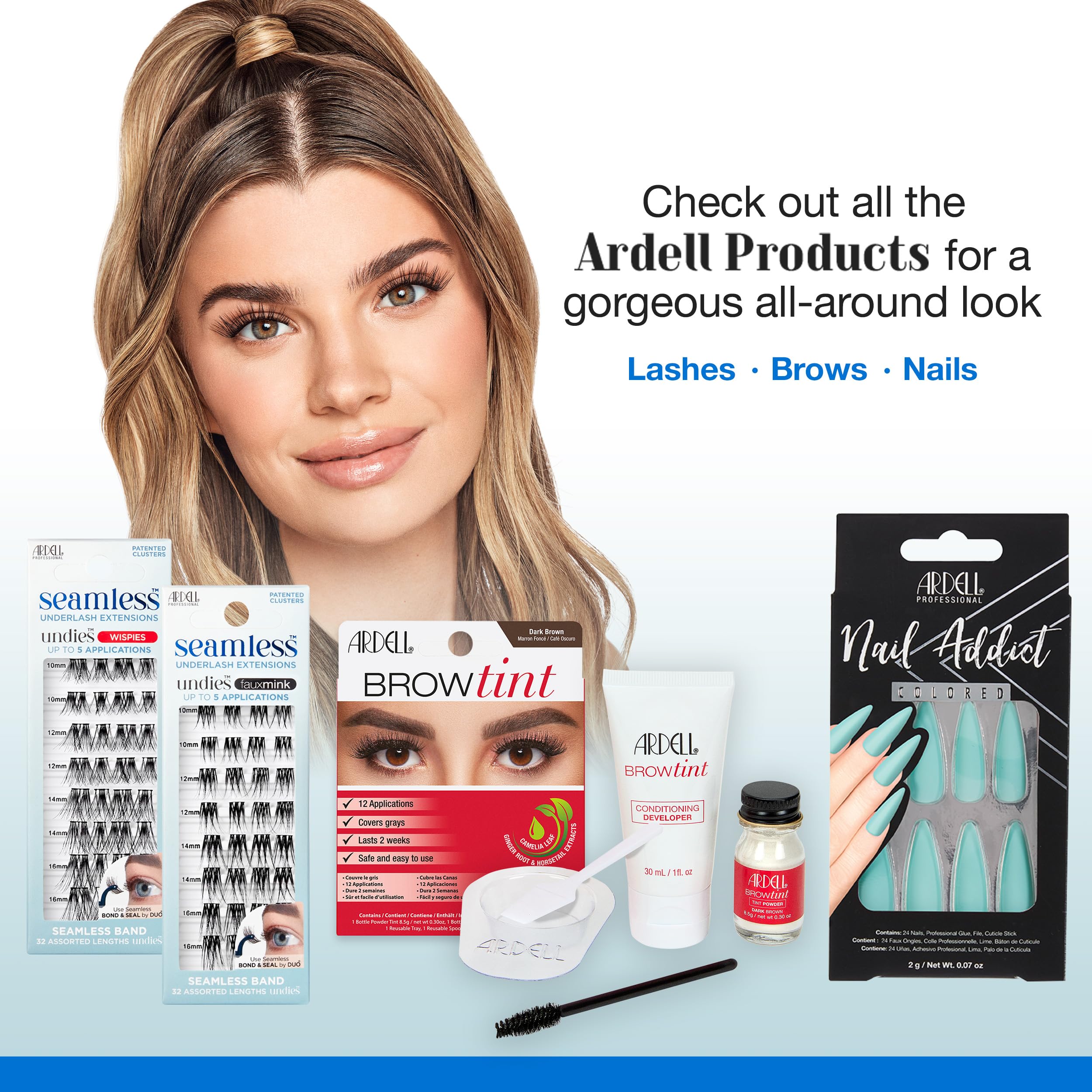 Ardell Seamless Underlash Bond & Seal: uso diario y apariencia natural.