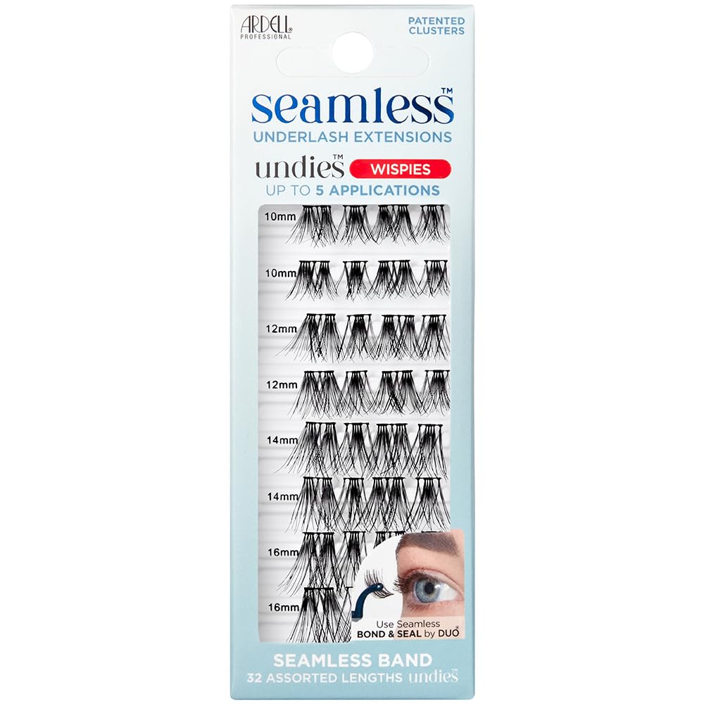 Ardell Wispies Seamless, kit de 32 clústeres para un look natural y personalizable