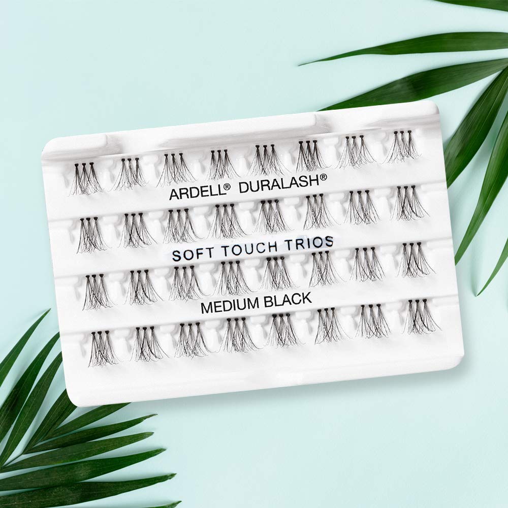 Ardell Soft Touch Trios, pack reutilizable de cuatro pestañas para ahorro.