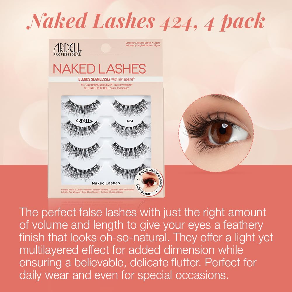 Ardell Strip Lashes, effet wispy naturel pour un regard subtil.