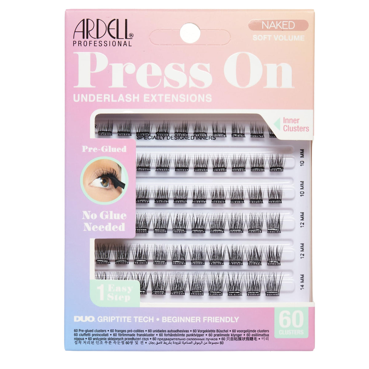 Ardell Underlash: empaque del kit para aplicación rápida y sencilla