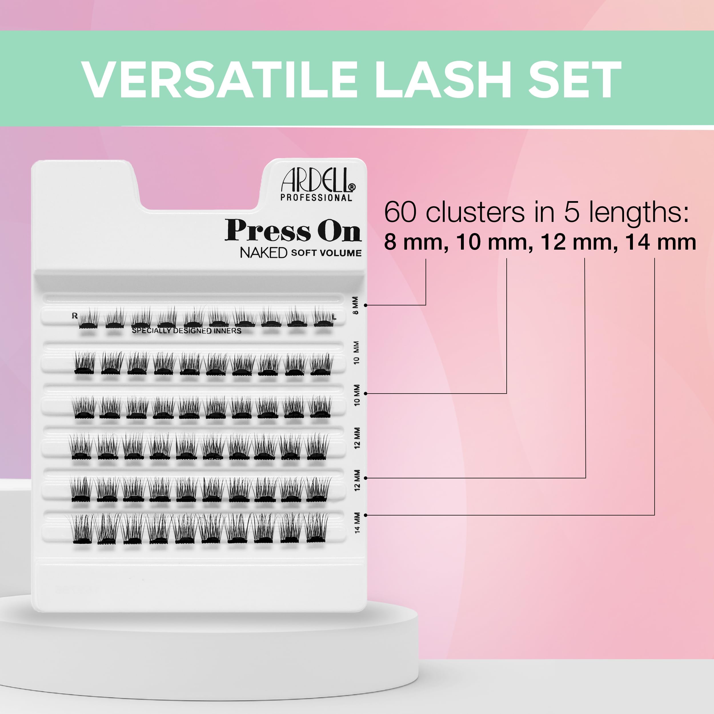 Instrucciones de uso para extensiones Ardell Underlash