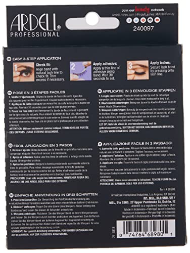 Ardell Wispies con capas entrecruzadas para efecto plumoso suave