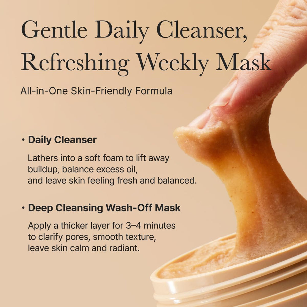 Arencia Calendula Rice Mochi Cleanser: limpieza profunda sin perder humedad.