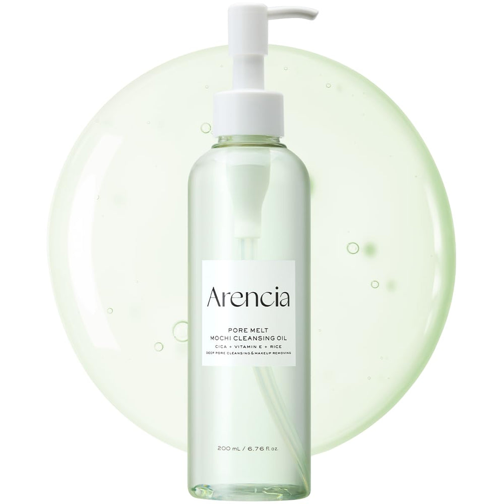 ARENCIA Pore Melt Mochi, desmaquillante en aceite en botella frontal para uso diario