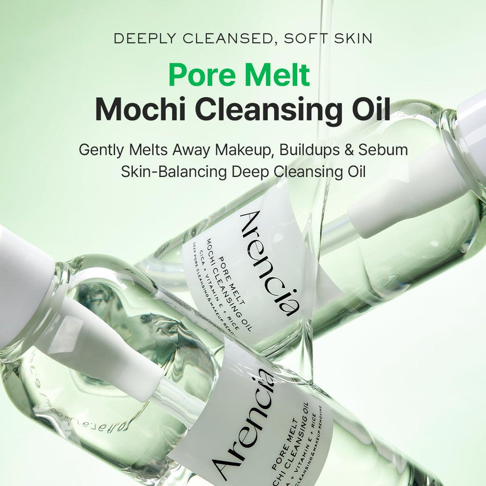 ARENCIA Pore Melt Mochi, textura cremosa lista para aplicar en rostro