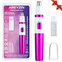AREYZIN Nose Hiar Trimmer in compact form for on-the-go grooming.