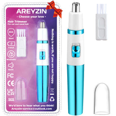Areyzin recortador nasal-potente con motor de 6500 revoluciones por minuto para uso rápido.