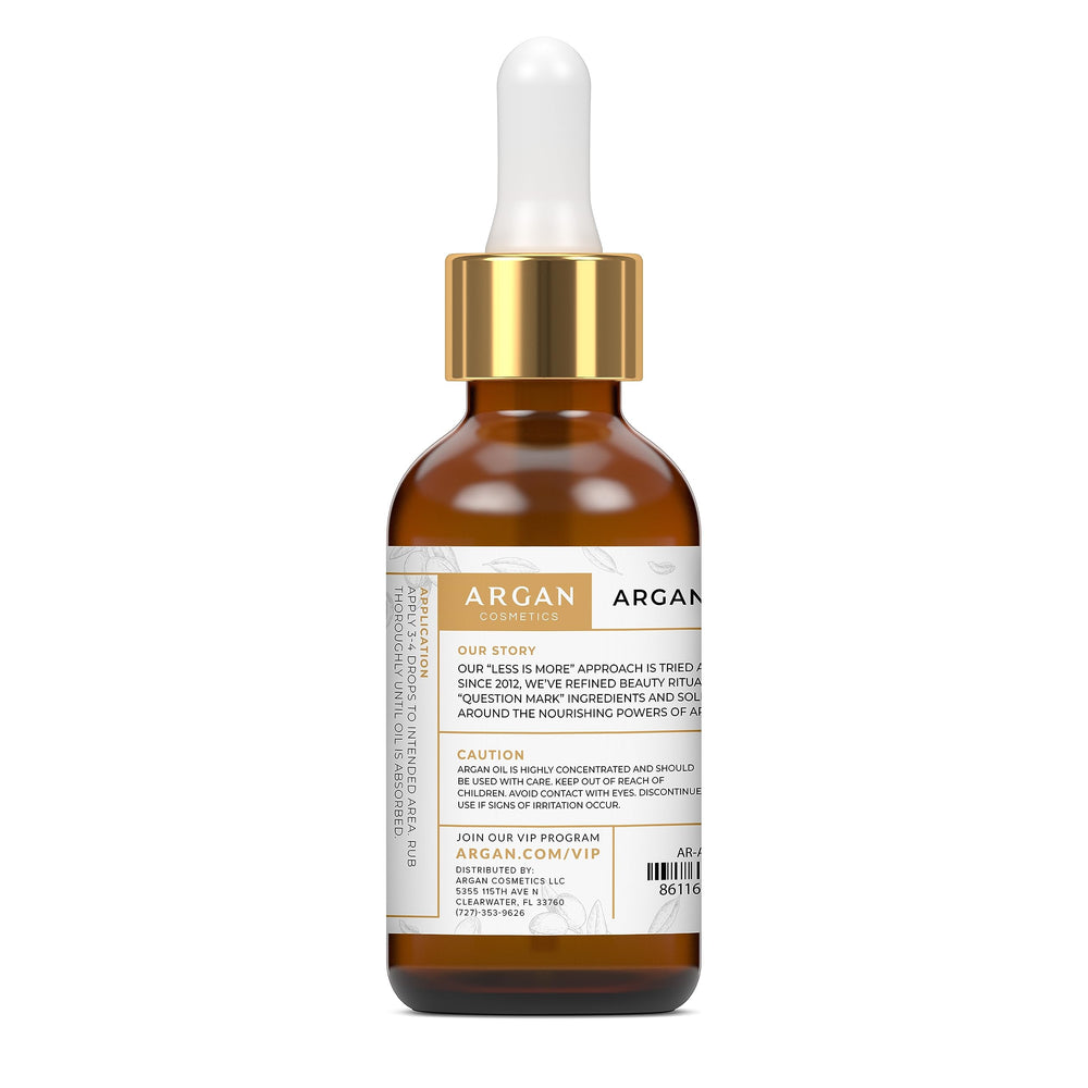 Argan Cosmetics gotas de aceite de argán para uñas y cutículas.