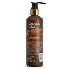 Argan Magic crema definicion rizos con aplicador para aplicación uniforme.