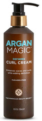 Argan Magic Defining Curl Cream, bote con definición suave para rizos