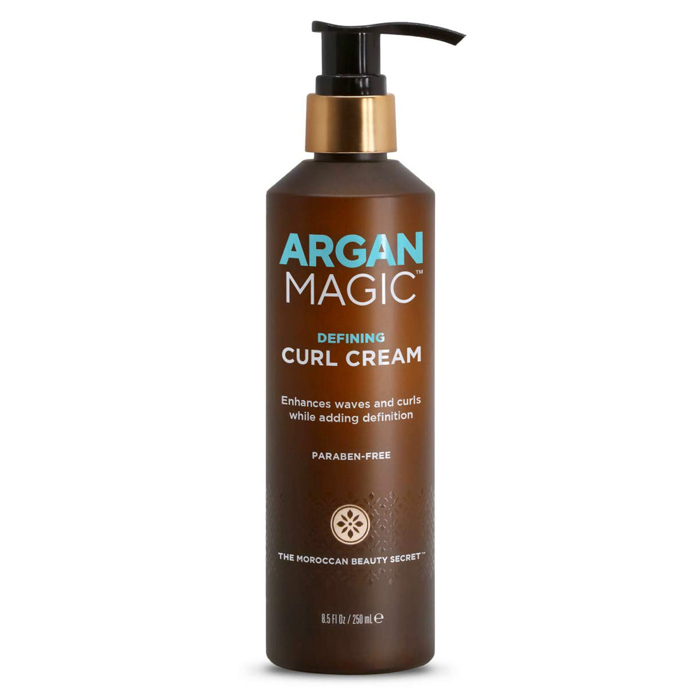 Argan Magic Defining Curl Cream, envase portátil para retoques