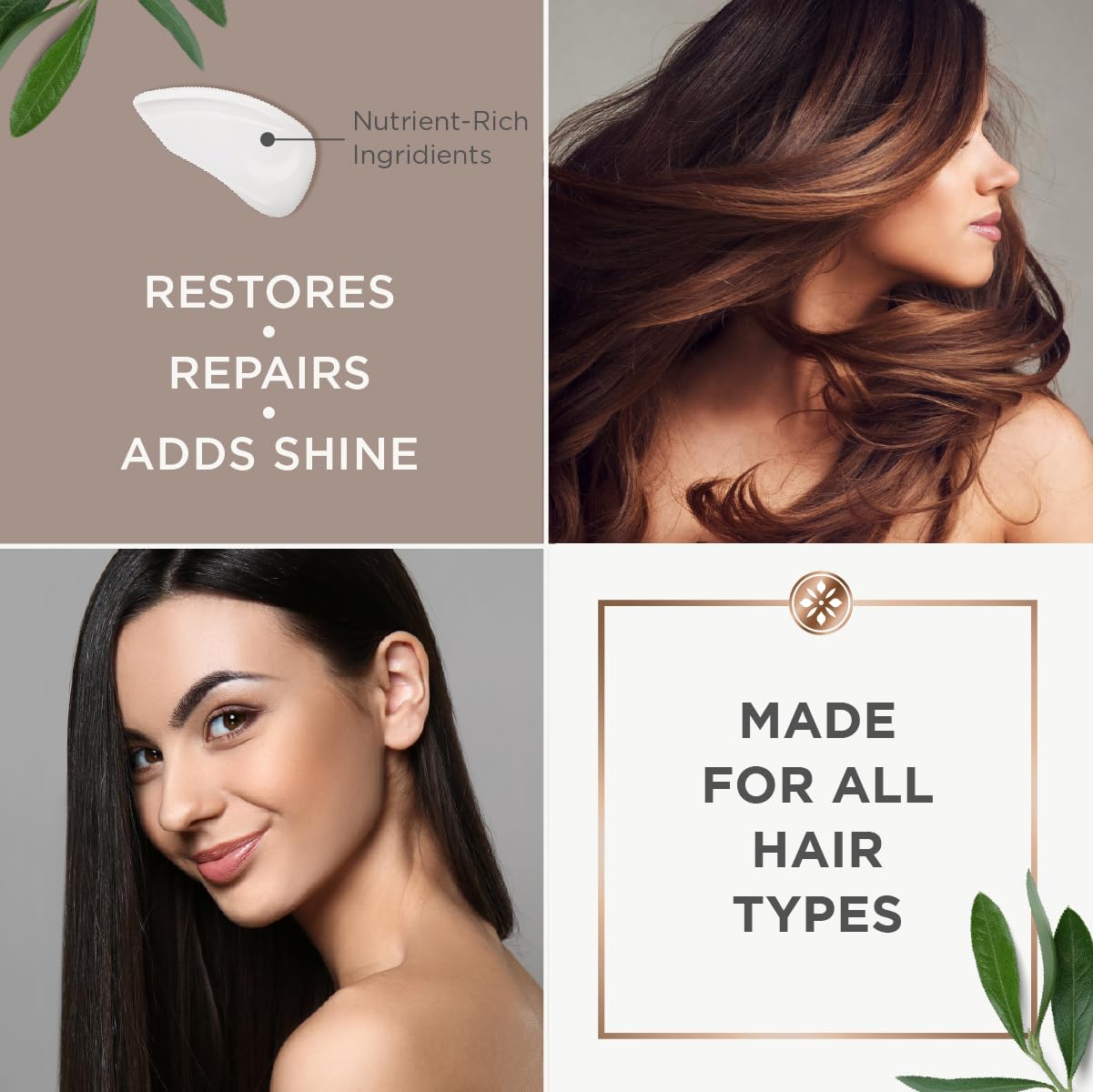 Argan Magic cabello sedoso tras tratamiento con mascarilla restauradora.