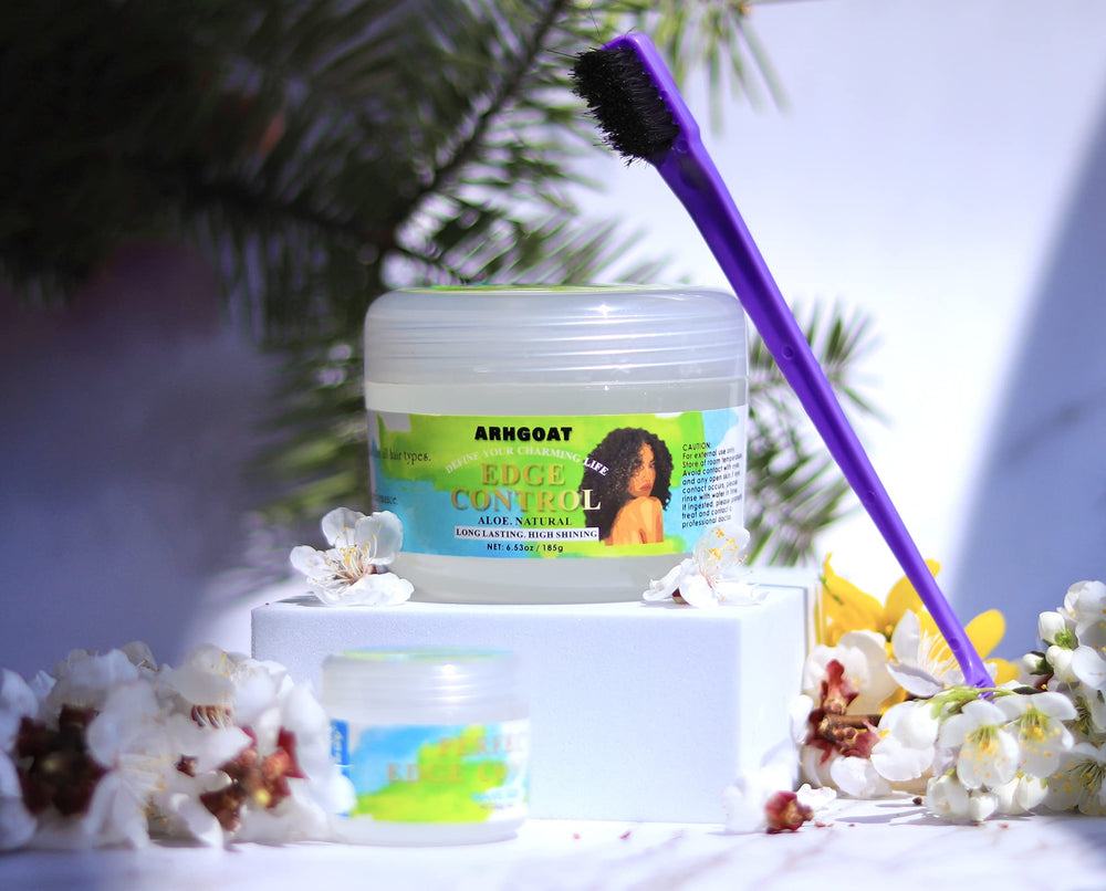 ARHGOAT control de bordes, aloe vera para cuero cabelludo suave.