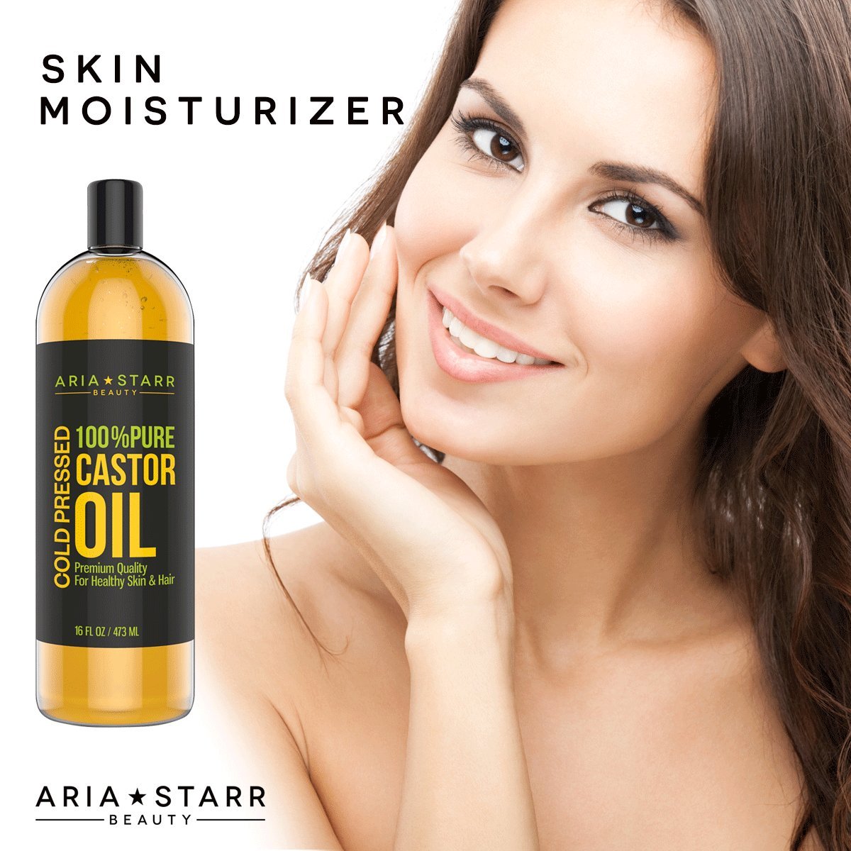 Aria Starr Beauty aplicador dispensador facilita la aplicación suave.