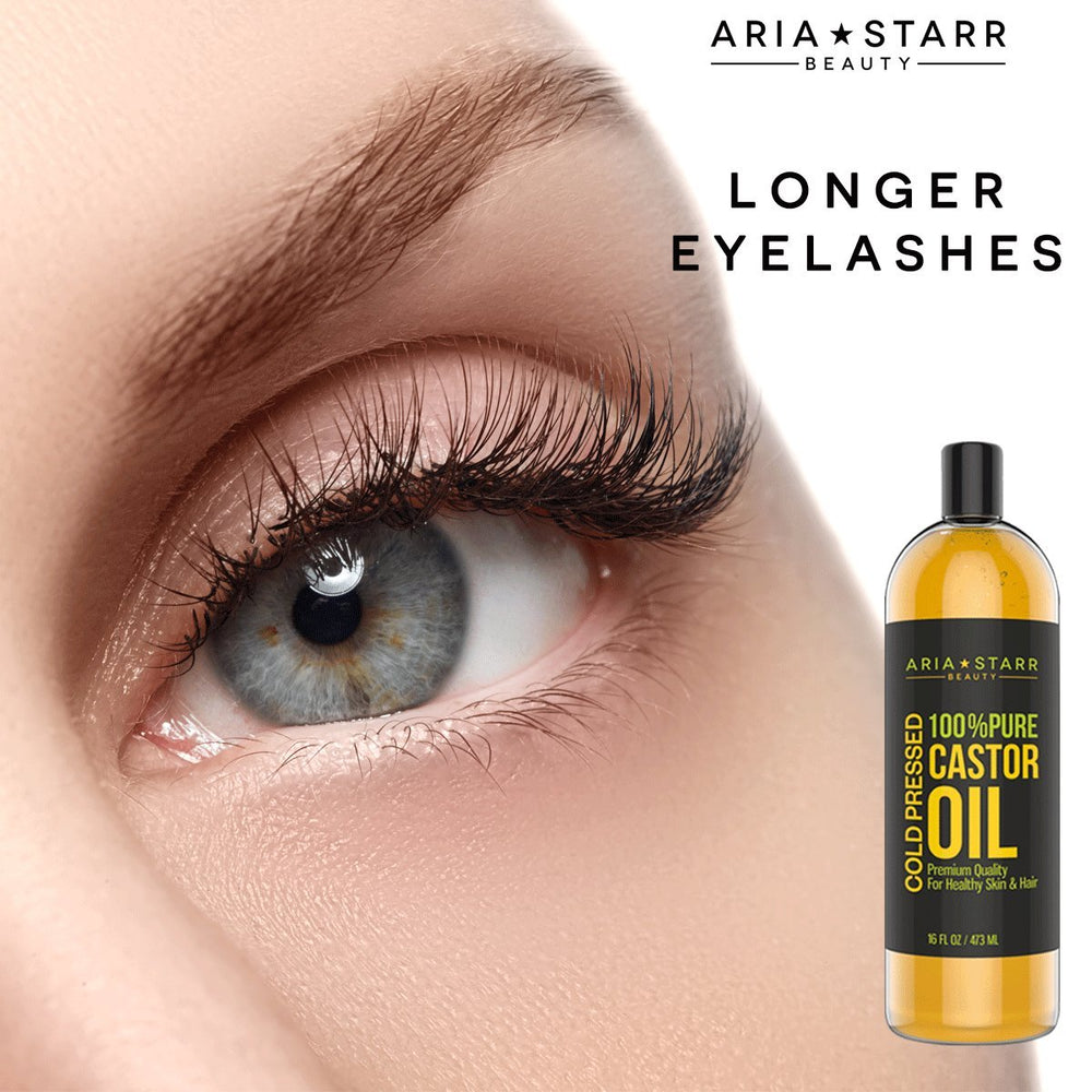 Aria Starr Beauty aceite de ricino para crecimiento del cabello y fortalecimiento.