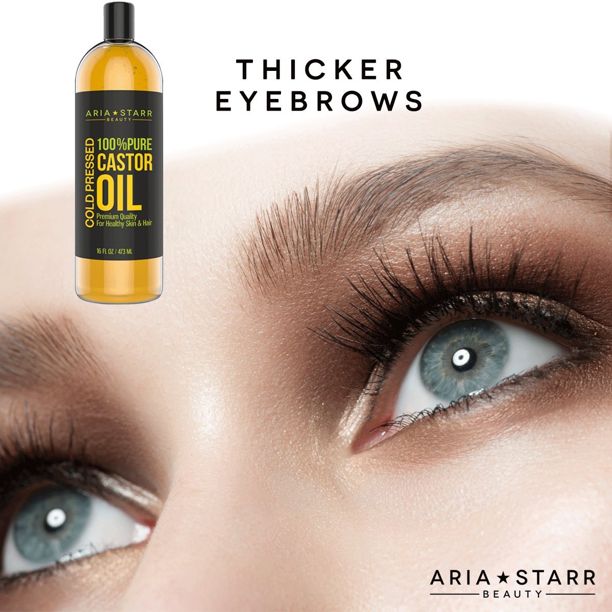 Aria Starr Beauty textura suave con absorción rápida en piel y cabello.