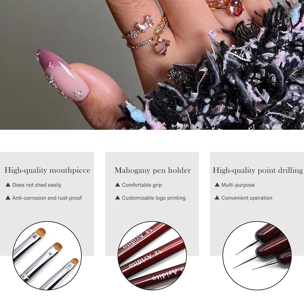Aridito set profesional manicura, kit completo para uñas.