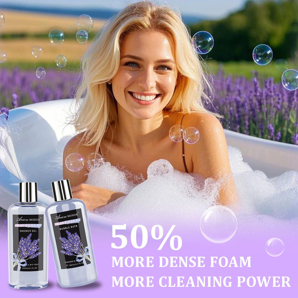 ArioseMonde crema corporal lavanda hidrata y suaviza la piel tras la ducha.
