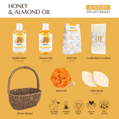 ArioseMonde gel-de-ducha miel-almendra con fragancia reconfortante