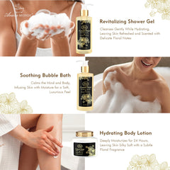 ArioseMonde orchid body lotion tube for hydrating, silky skin
