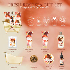 ArioseMonde aceite de baño rosa fresca, nutrición suave para la piel