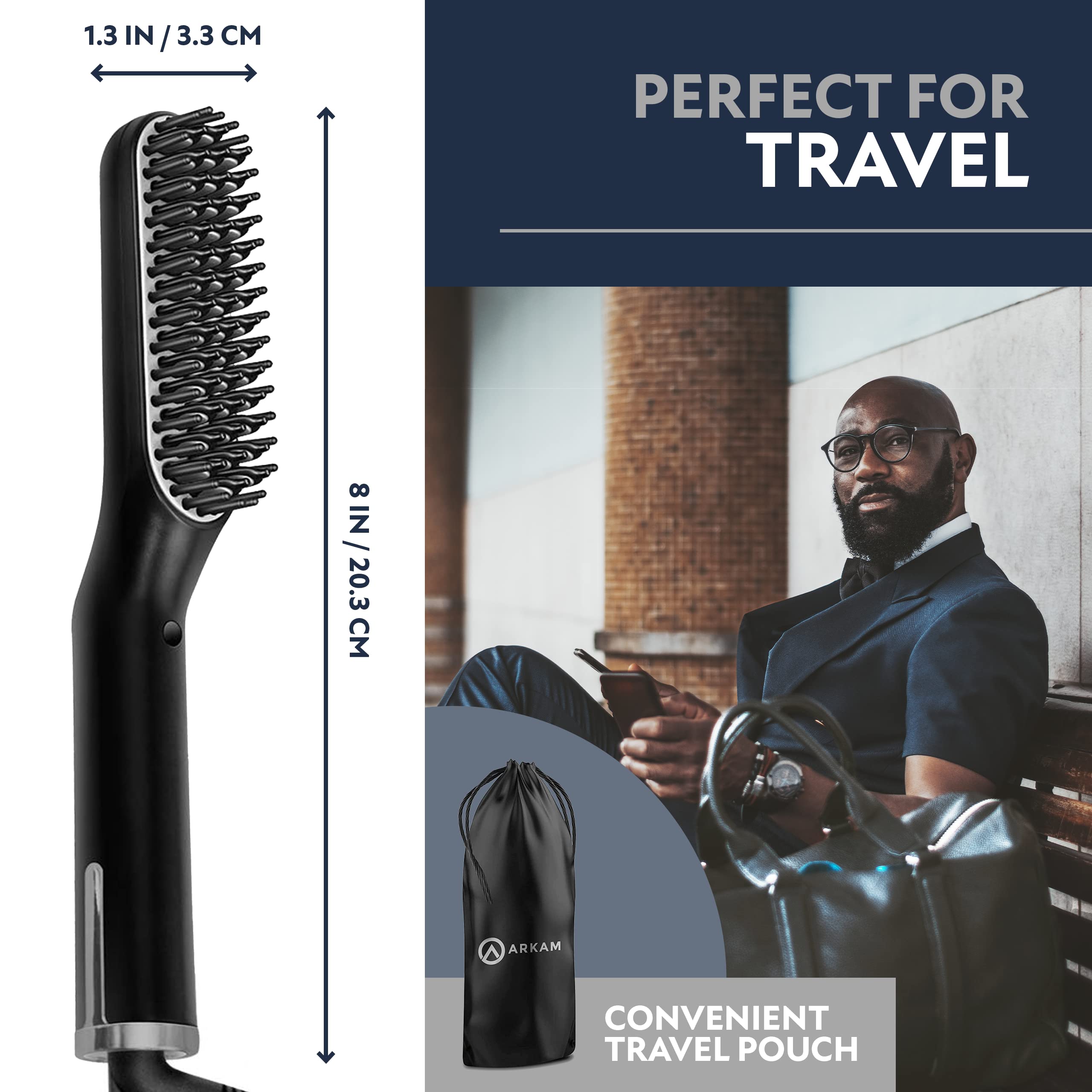 Arkam cordón giratorio de 360 grados para mayor comodidad