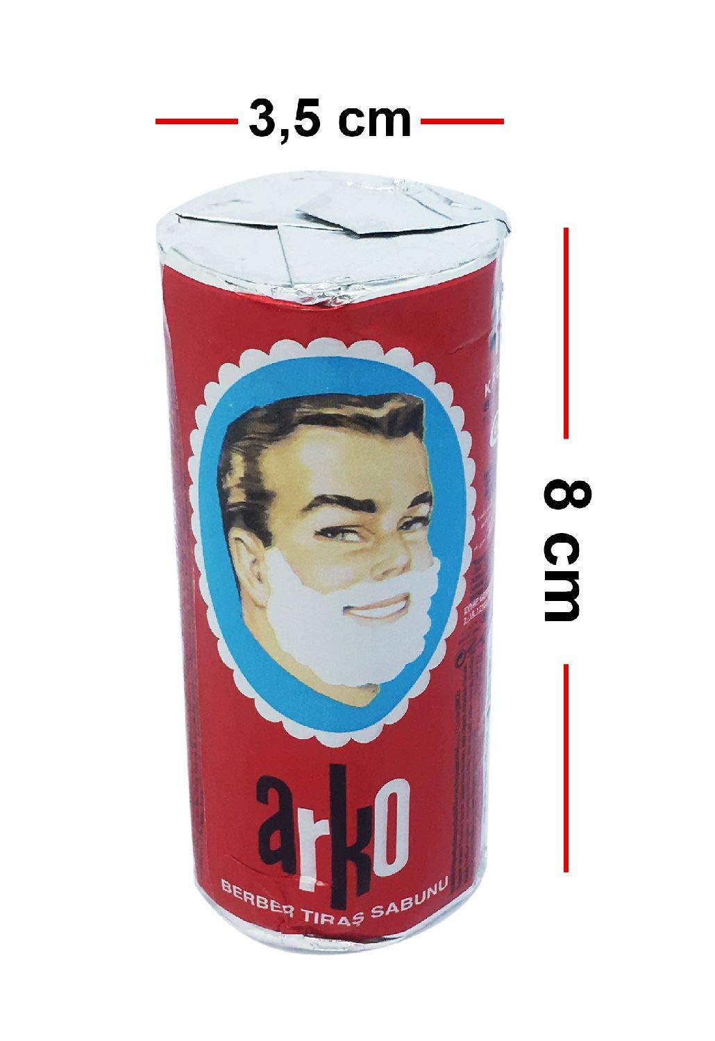 Arko Men barra crema-afeitar deslizamiento suave con la navaja.