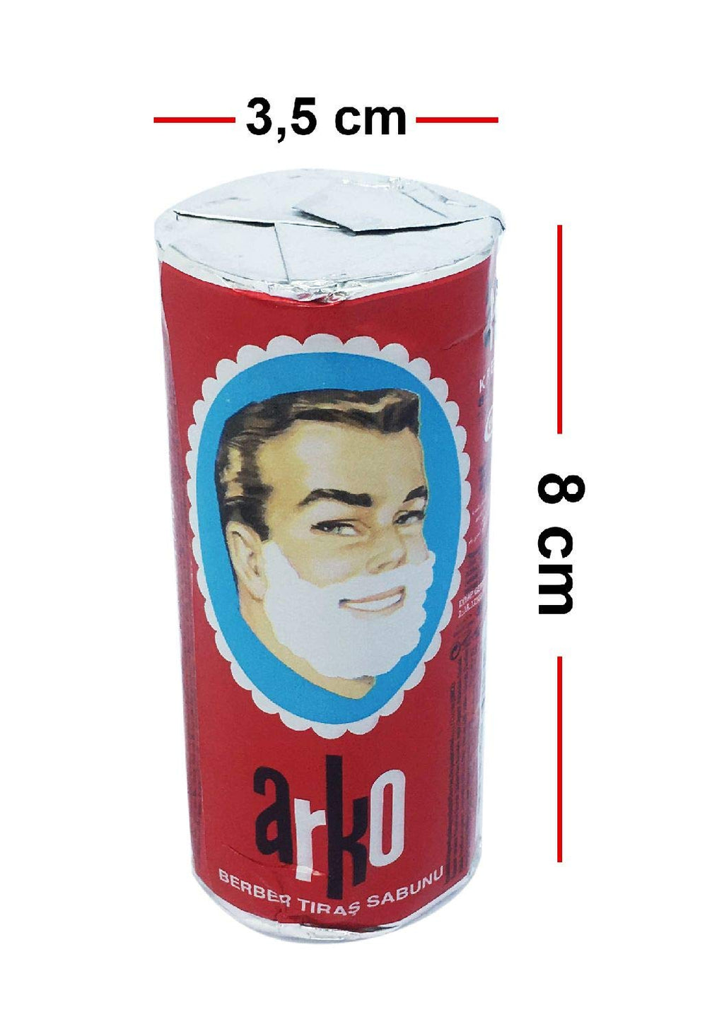Arko Men barra crema-afeitar deslizamiento suave con la navaja.