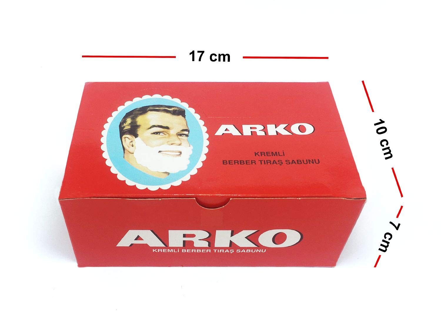 Arko Men barra crema-afeitar uso diario práctico y rápido.