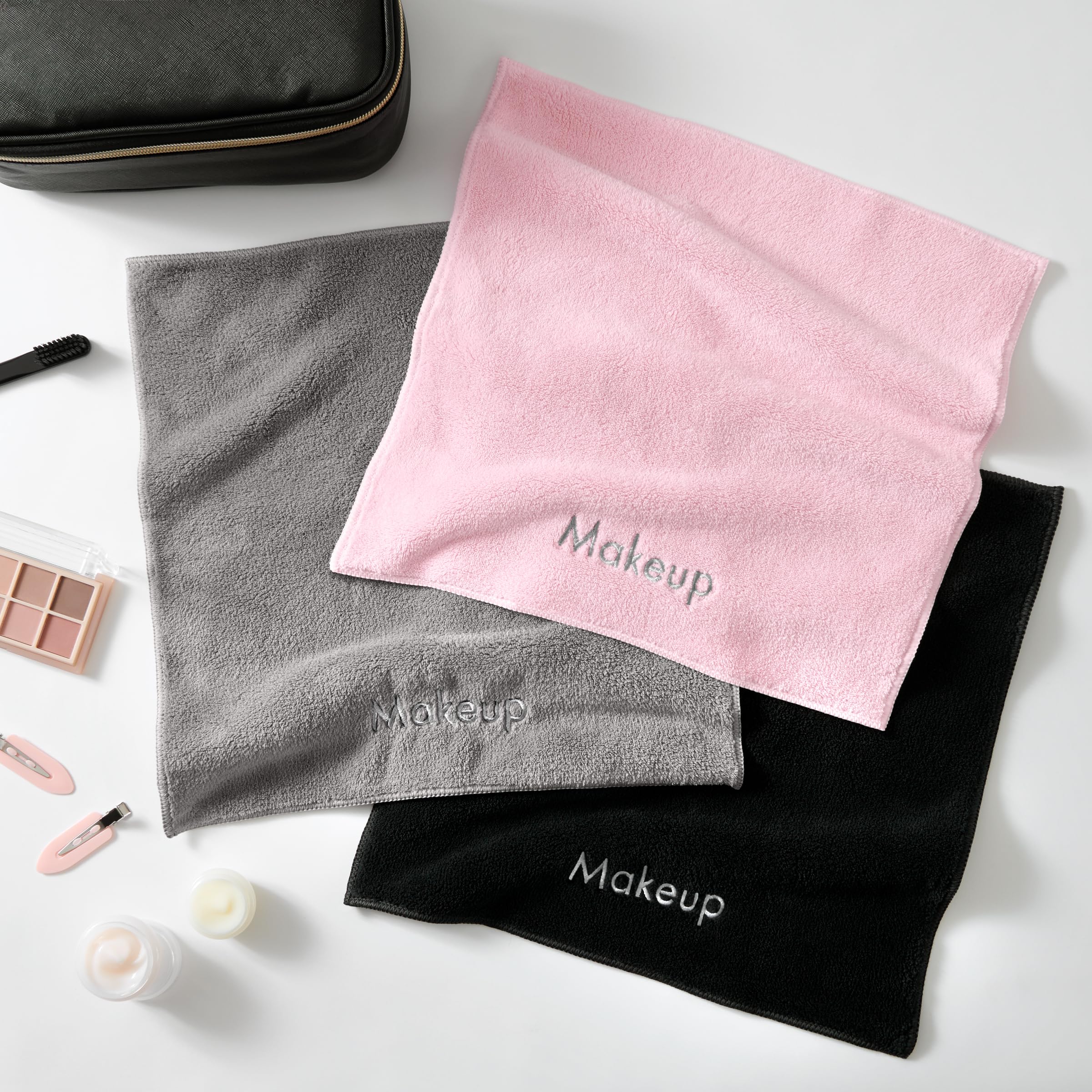 Instrucciones de lavado para mantener las toallas de maquillaje Arkwright.