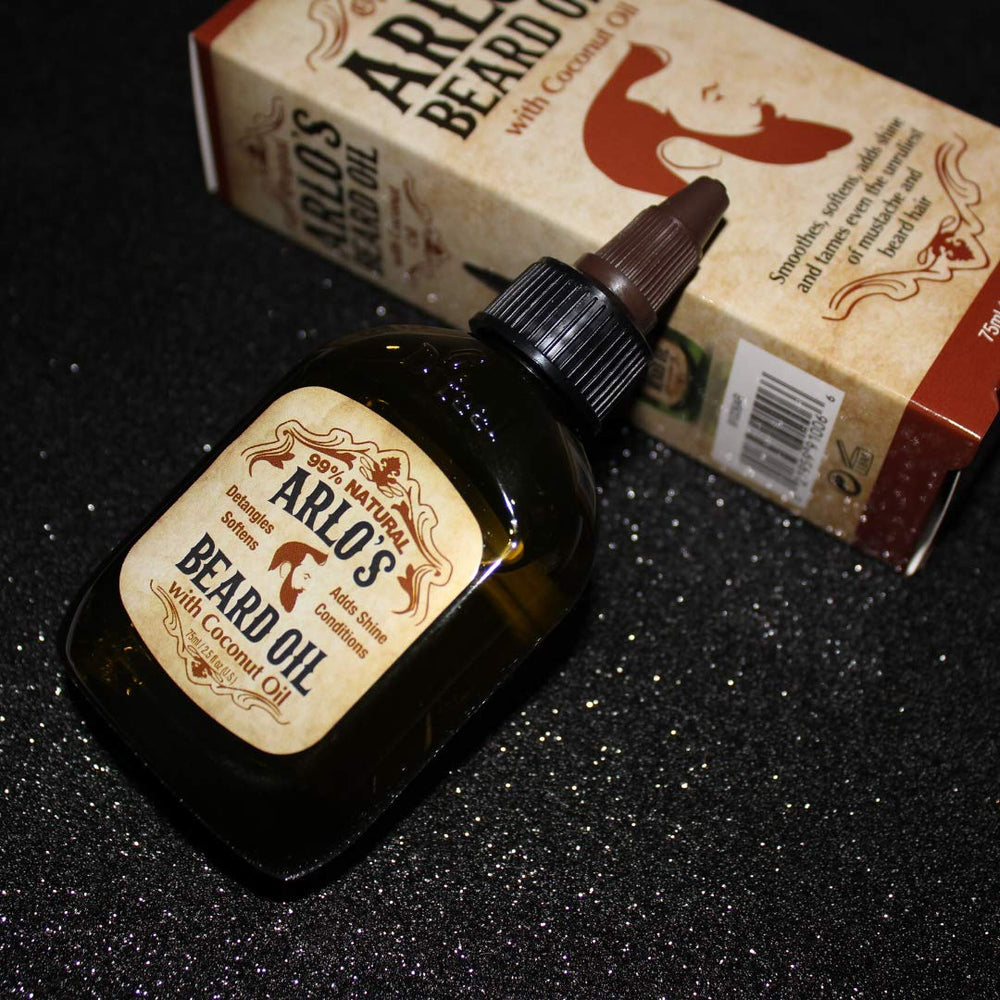 Arlo's Aceite para barba original, mejora la apariencia y cuidado diario.