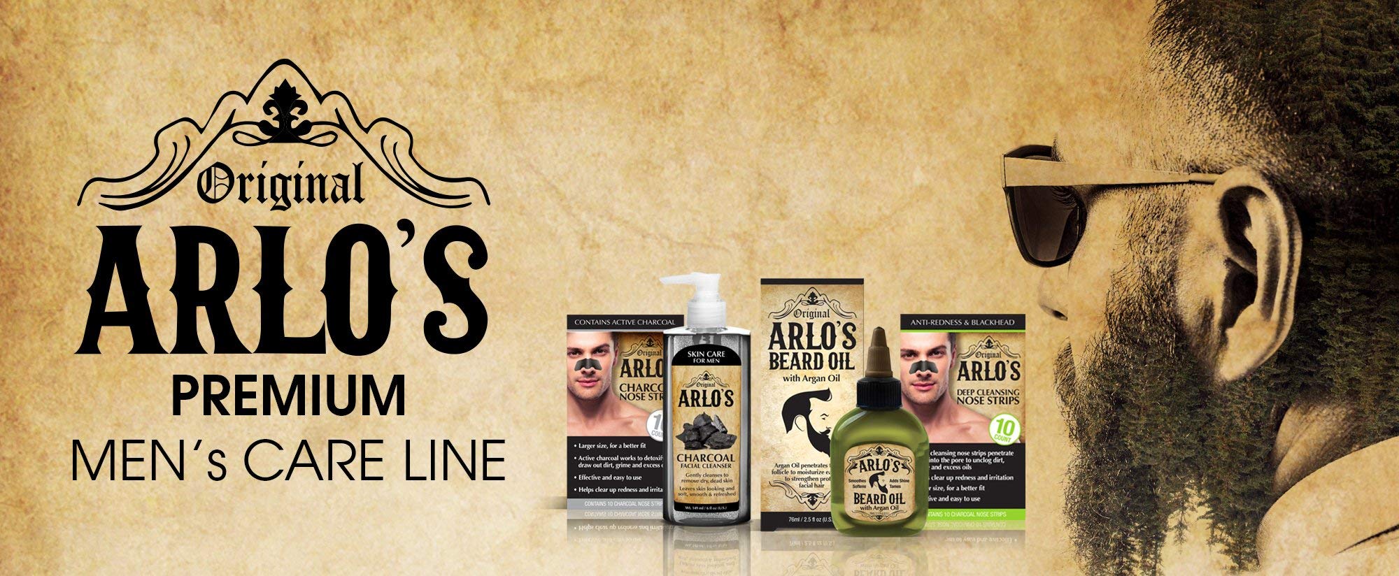 Arlo's Aceite para barba original, textura ligera que no deja grasa.