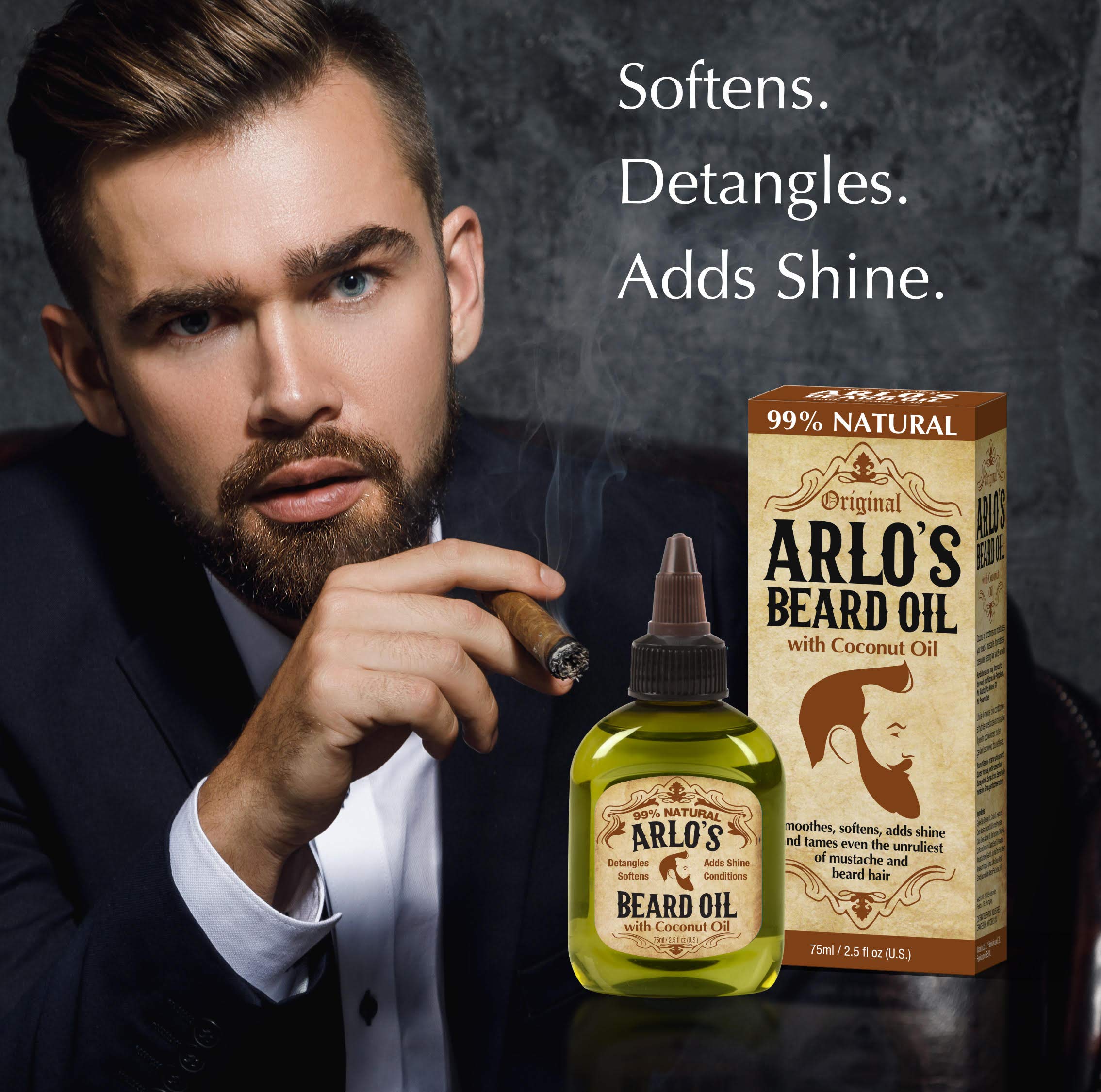 Arlo's champú-barba limpia y acondiciona en una rutina fácil.