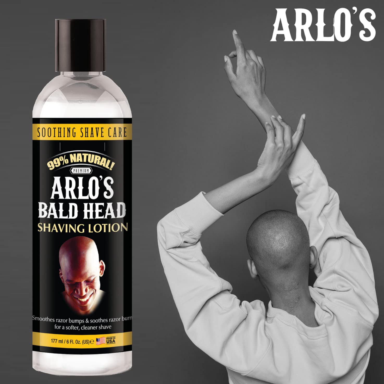 Arlo's etiqueta de la botella, calidad y uso recomendado
