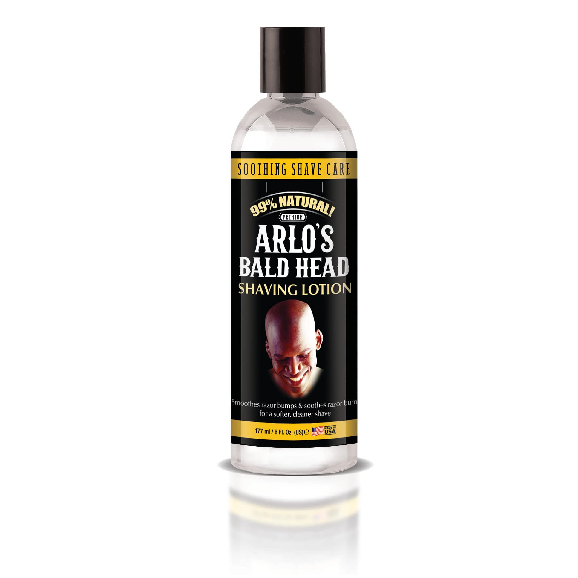 Arlo's botella vista lateral, cuidado de piel sensible