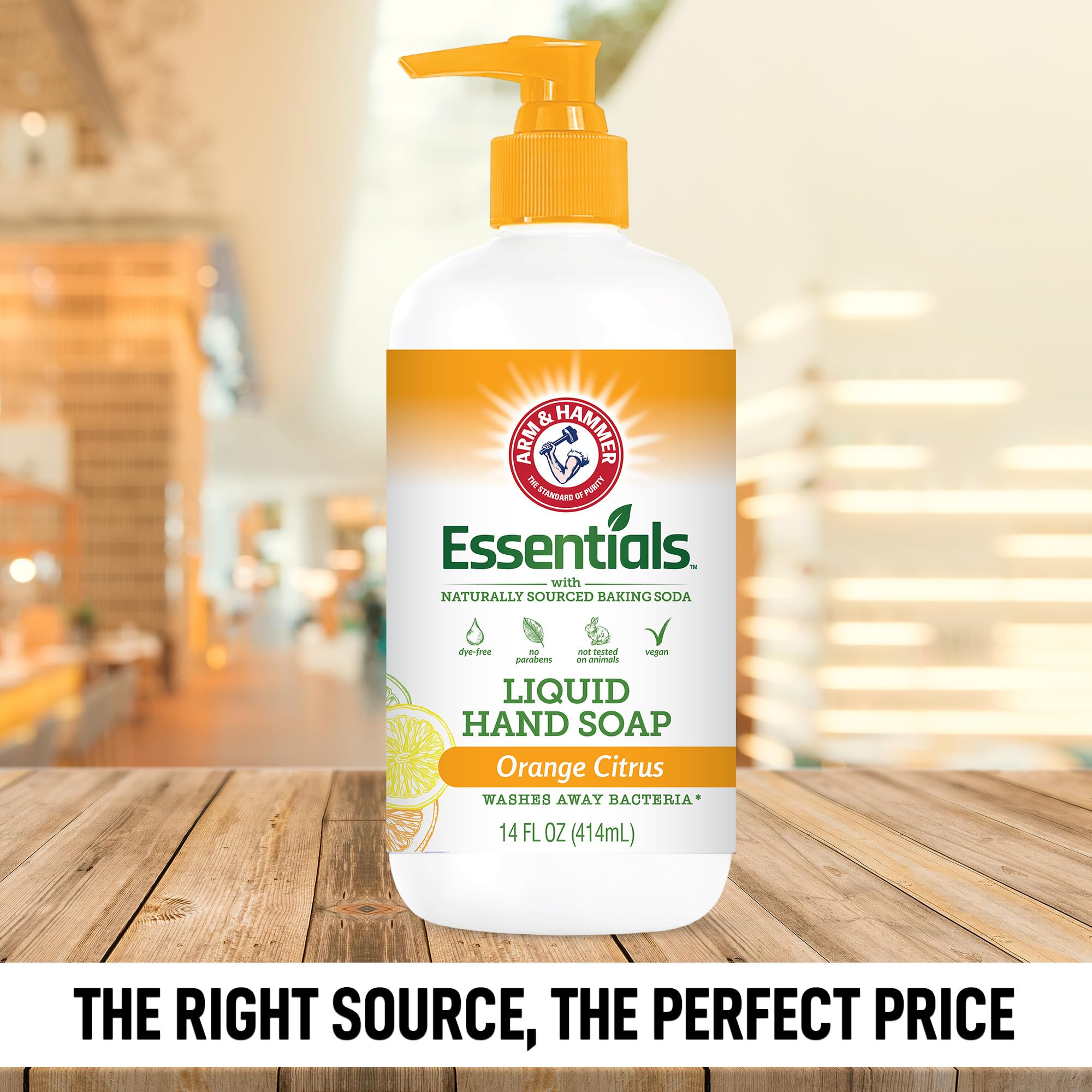Arm & Hammer jabon liquido formando espuma suave para lavado diario