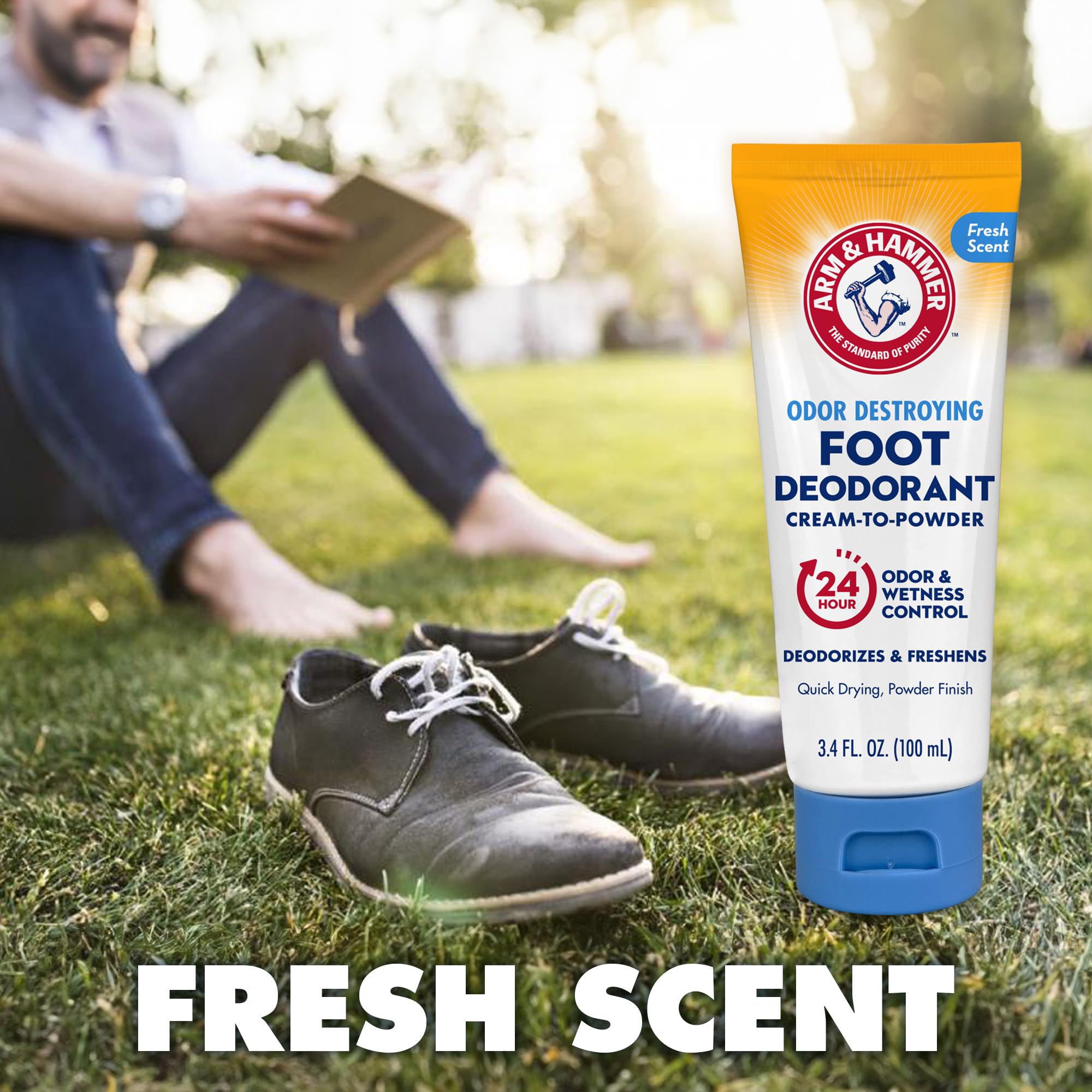 Arm & Hammer desodorante para pies dentro de calzado, frescura prolongada.