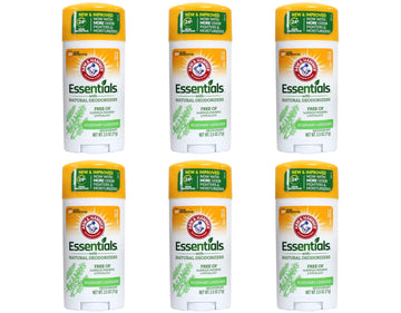 Arm & Hammer Essentials desodorante natural Fresh en botella; aroma fresco y uso diario.