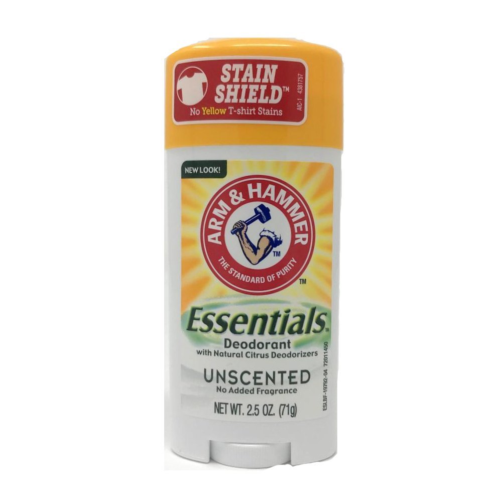 Arm & Hammer Essentials desodorante natural sin fragancia, protección diaria.