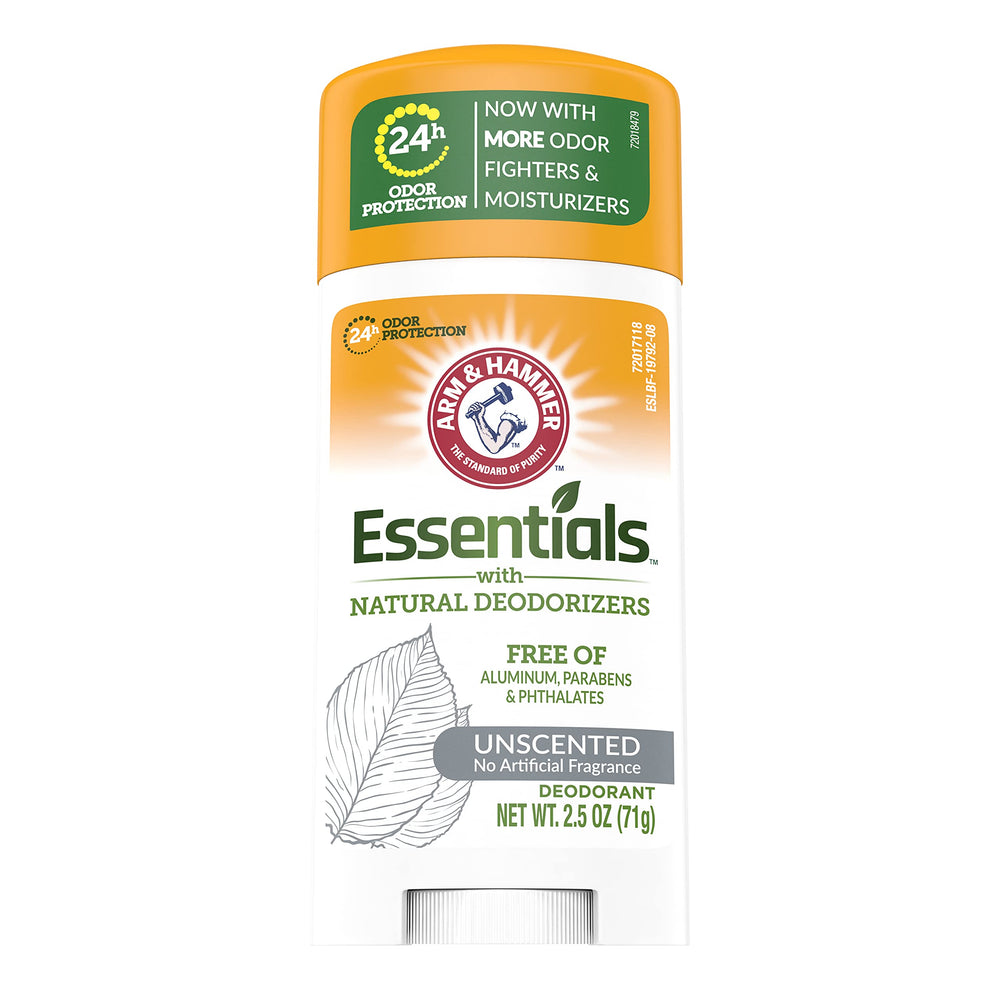 Arm & Hammer Essentials Desodorante con neutralizadores naturales para uso diario.