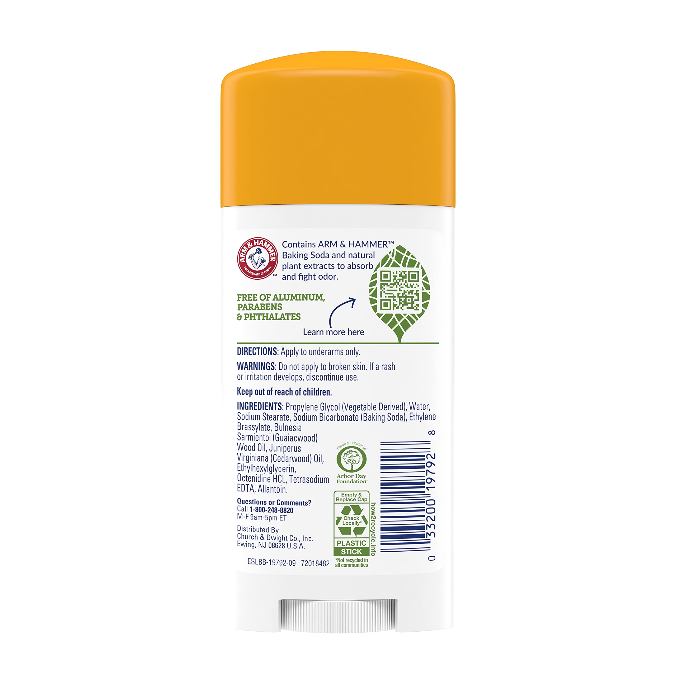 Textura suave de Arm & Hammer Essentials Desodorante para una aplicación cómoda.