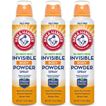 Arm & Hammer polvo invisible para cuerpo en aerosol, controla sudor sin manchas