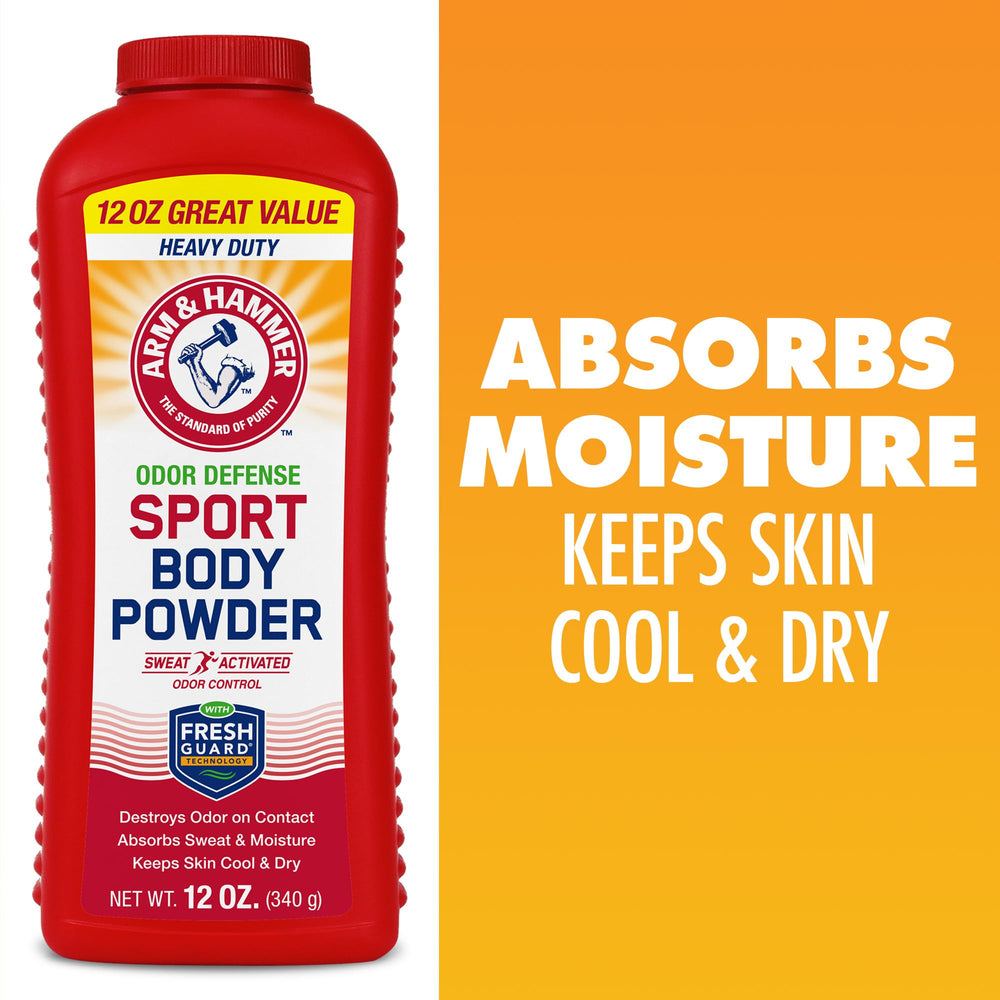 Application sur la peau Arm & Hammer, produit léger et frais après la douche